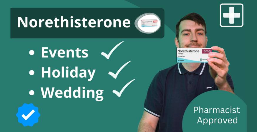 Video guide: norethisterone period delay tablets