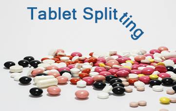 Tablet splitting - scored lines (don