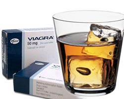 Can Viagra be taken with alcohol?