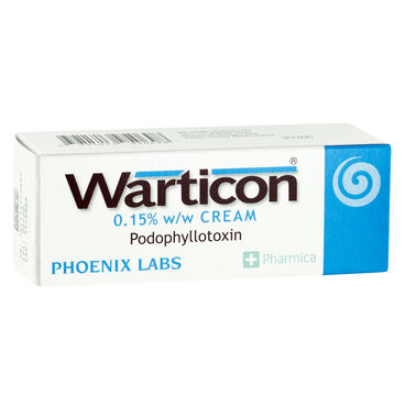 A packshot of Warticon Cream genital warts treatment
